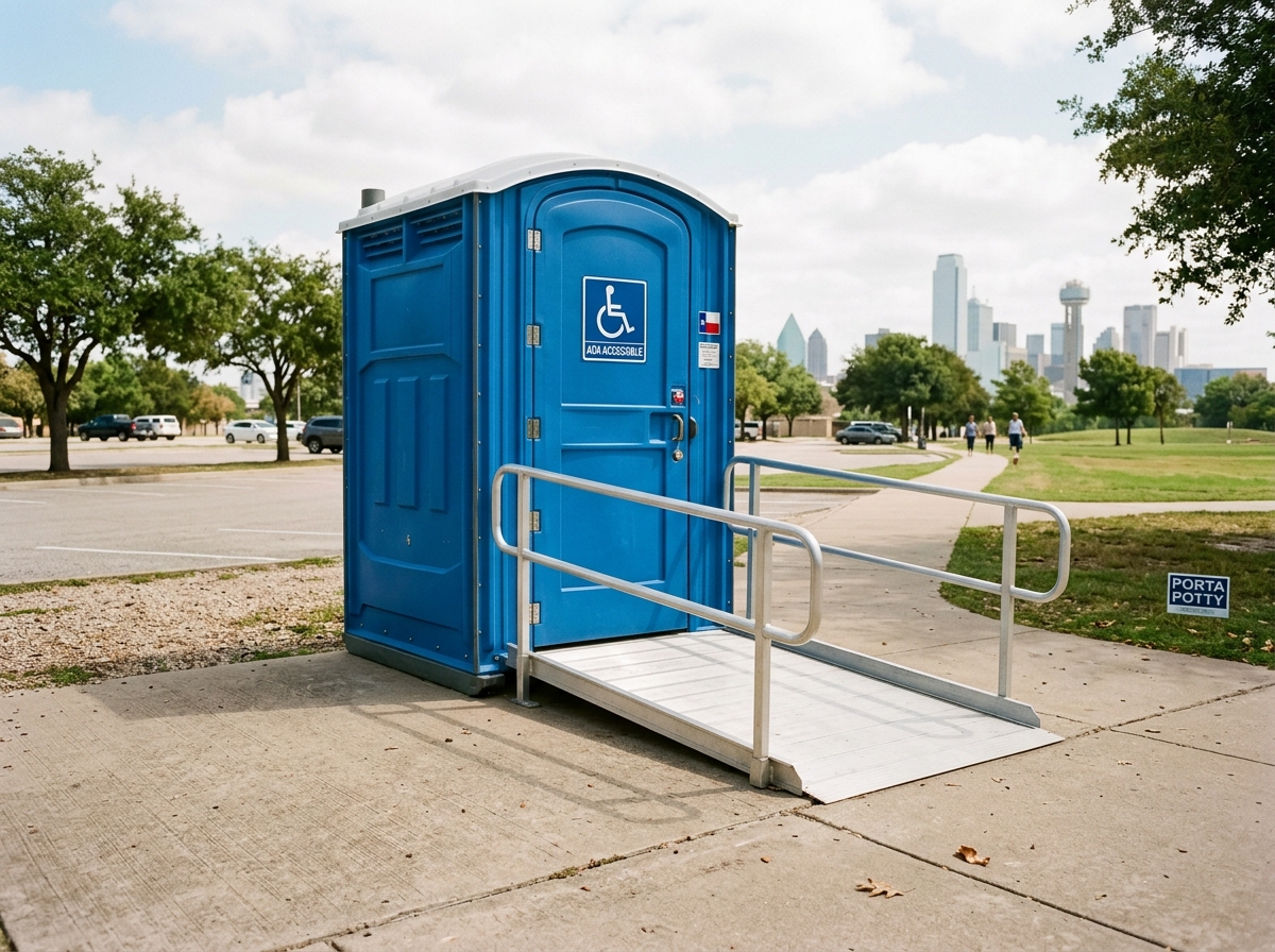Handicap Accessible Portable Toilet Rental Dallas